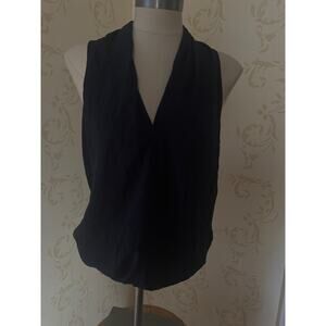 Ramy Brook 100% SilkNavy Blue Top - Ladies Medium